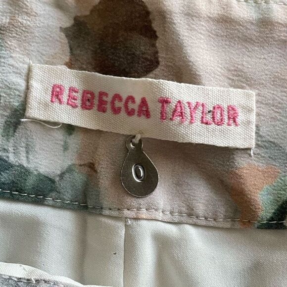 Rebecca Taylor Silk Flower Print Shorts - Picture 6 of 7